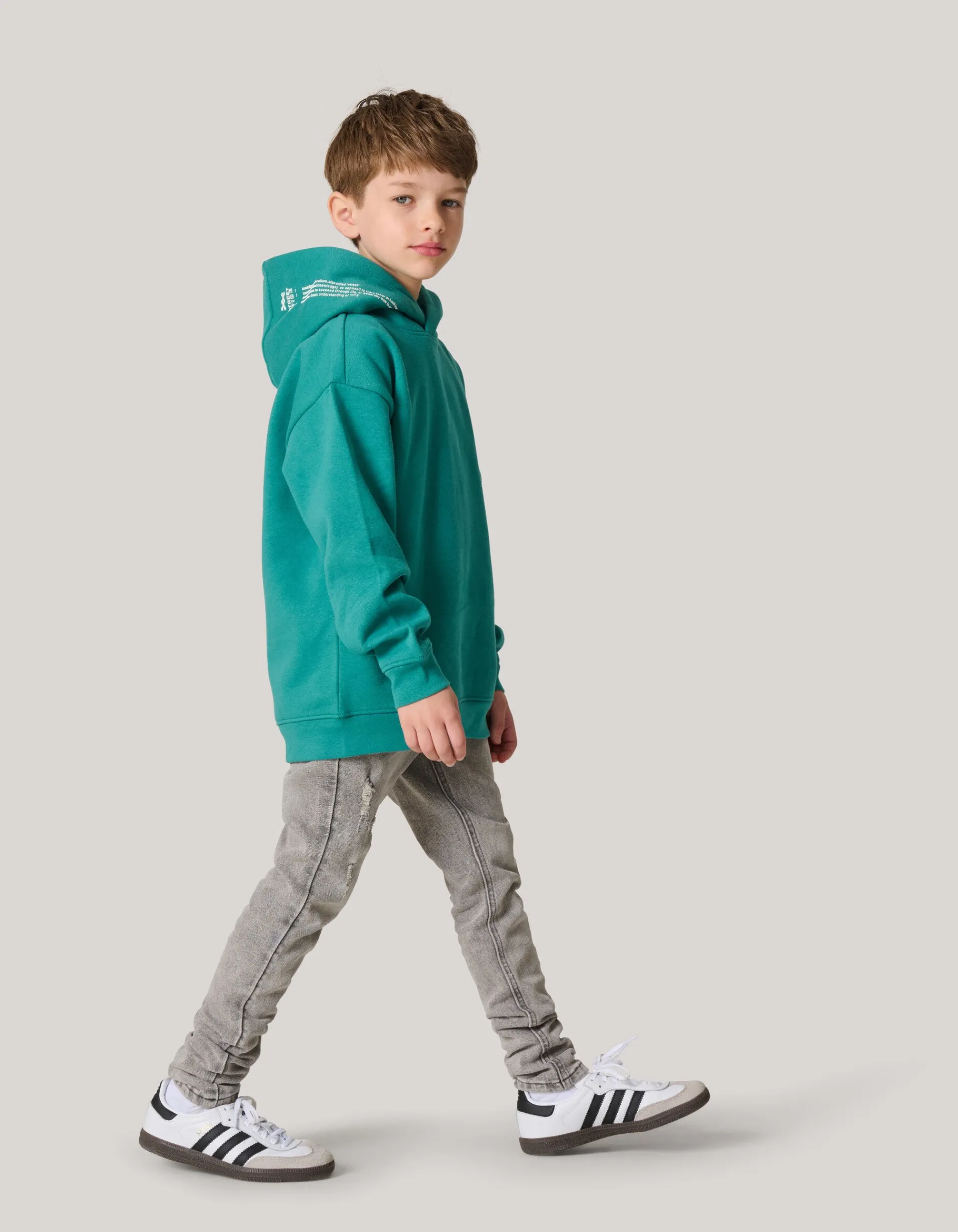 Shoeby Basis Artwork Hoodie Groen< Gebreide Truien|Hoodies