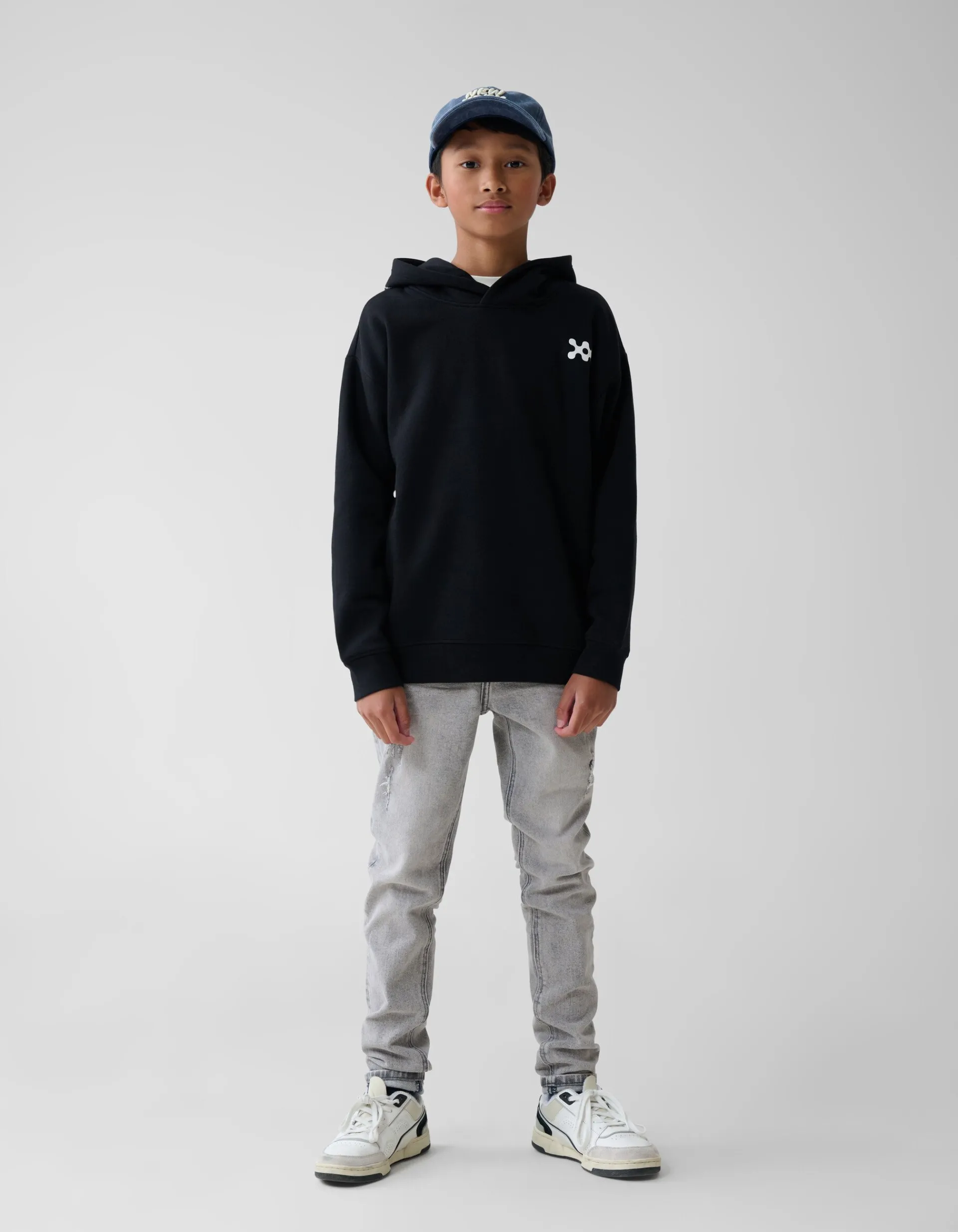 Shoeby Basis Artwork Hoodie Zwart< Gebreide Truien|Hoodies