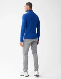 Shoeby Basis Coltrui Blauw<Heren Truien En Sweaters