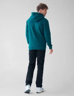 Shoeby Basis Hoodie Donkergroen<Heren Truien En Sweaters