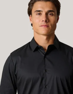 Shoeby Basis Overhemd Zwart<Heren Overhemden