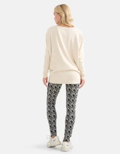 Shoeby Basis Oversized Top Gebroken Wit<DAMES Tops