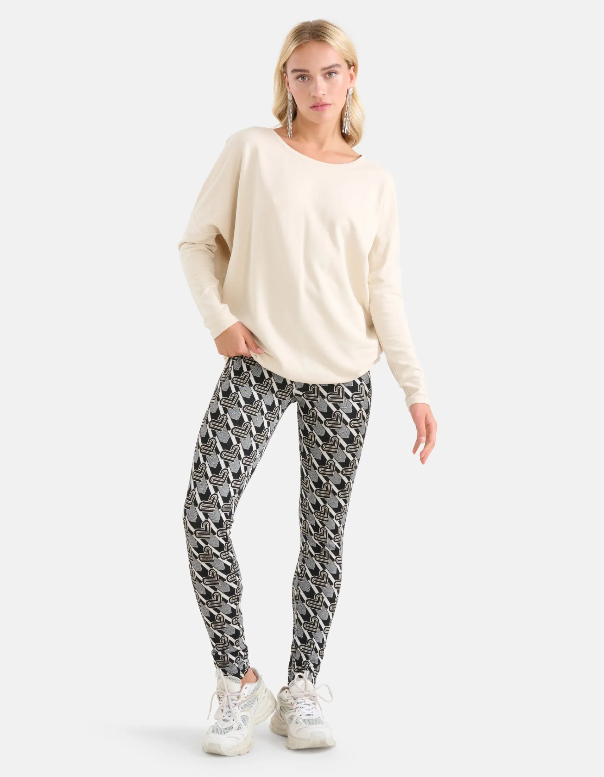 Shoeby Basis Oversized Top Gebroken Wit<DAMES Tops