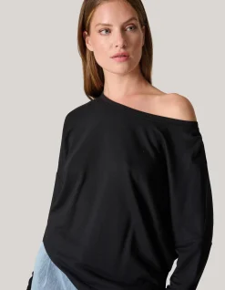 Shoeby Basis Oversized Top Zwart<DAMES T-Shirts|Tops