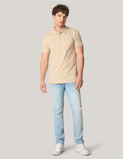 Shoeby Basis Polo Beige<Heren T-Shirts En Polo's