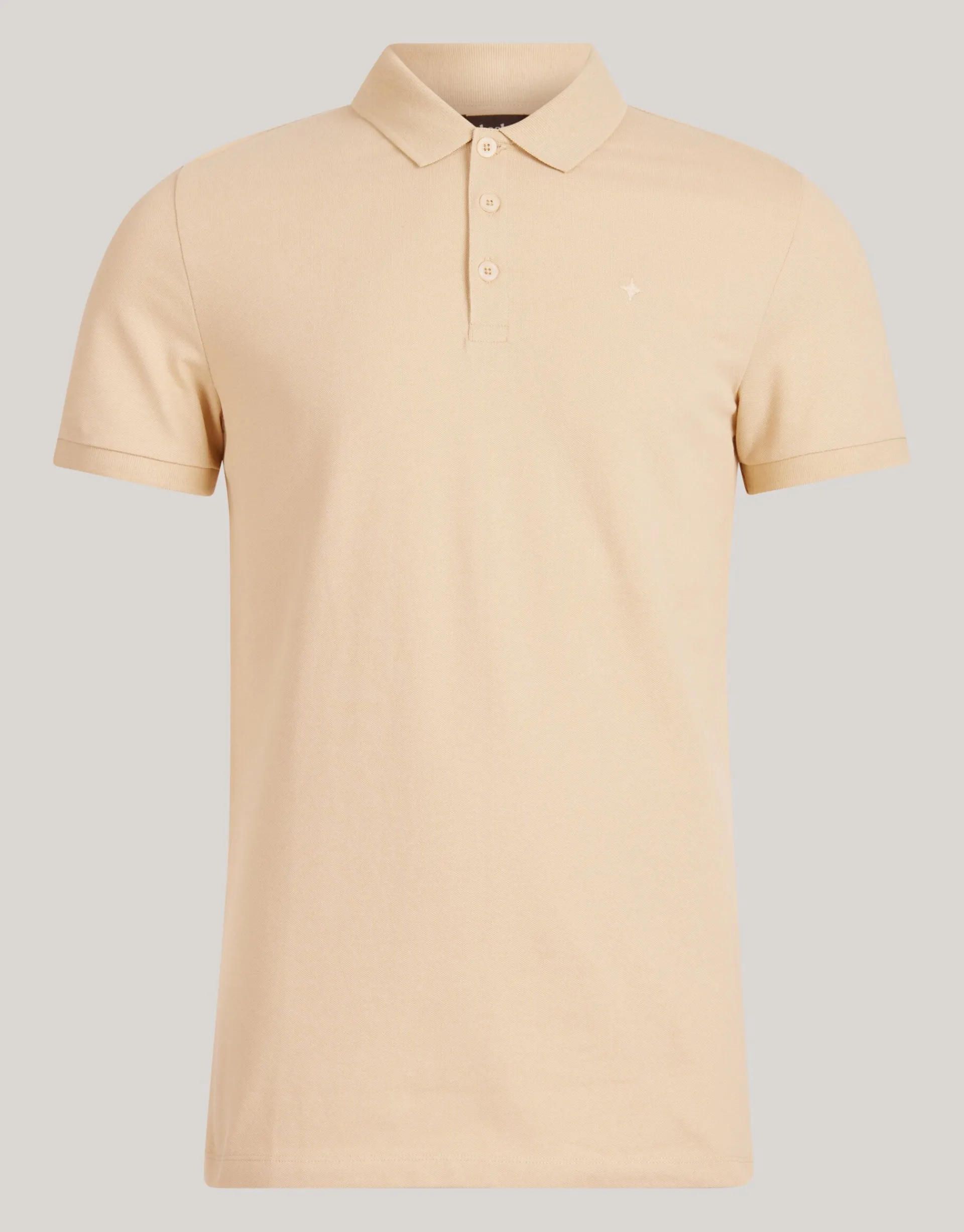 Shoeby Basis Polo Beige<Heren T-Shirts En Polo's