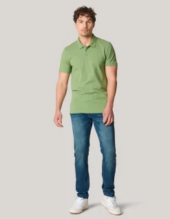 Shoeby Basis Polo Groen<Heren T-Shirts En Polo's