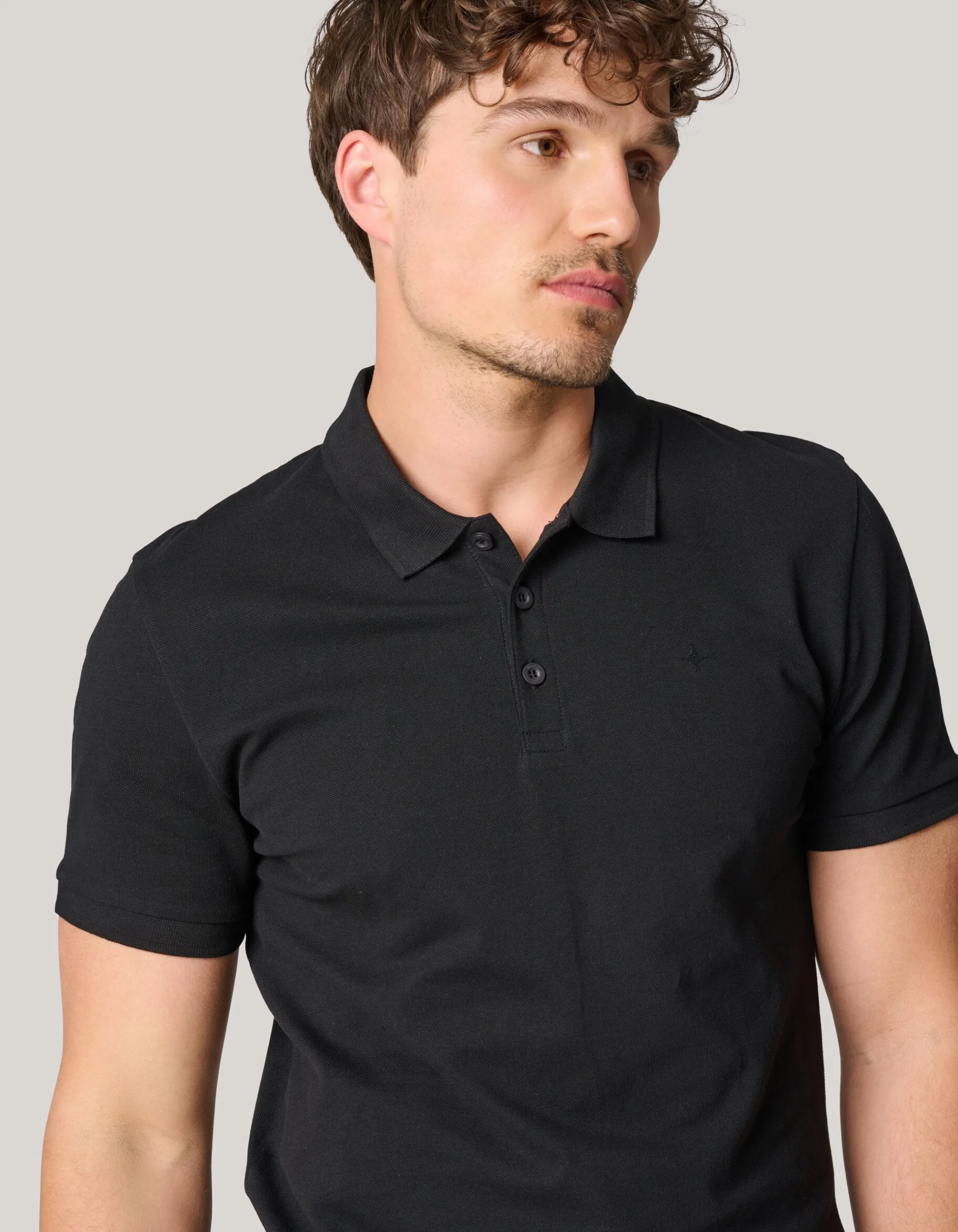 Shoeby Basis Polo Zwart<Heren T-Shirts En Polo's