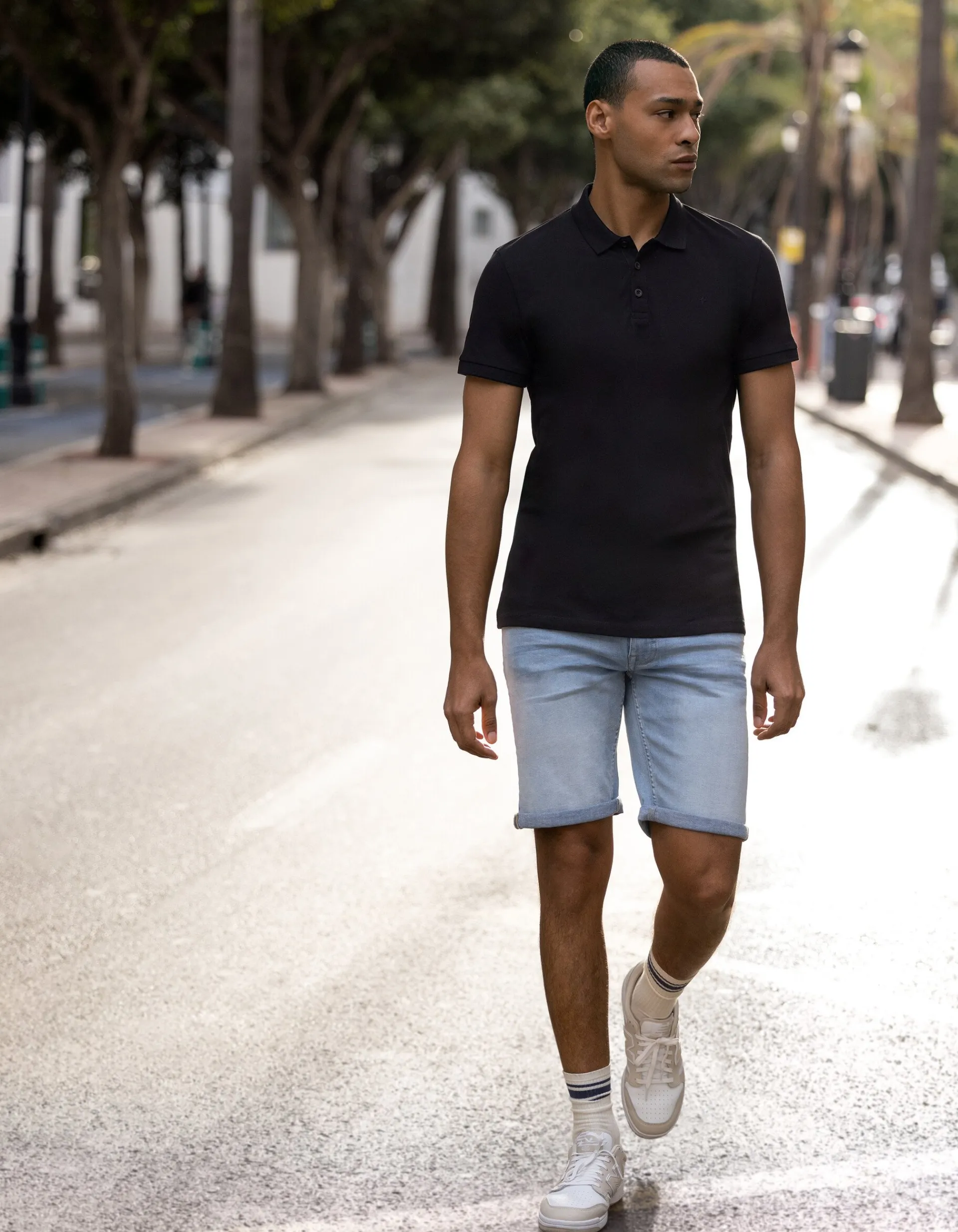 Shoeby Basis Polo Zwart<Heren T-Shirts En Polo's