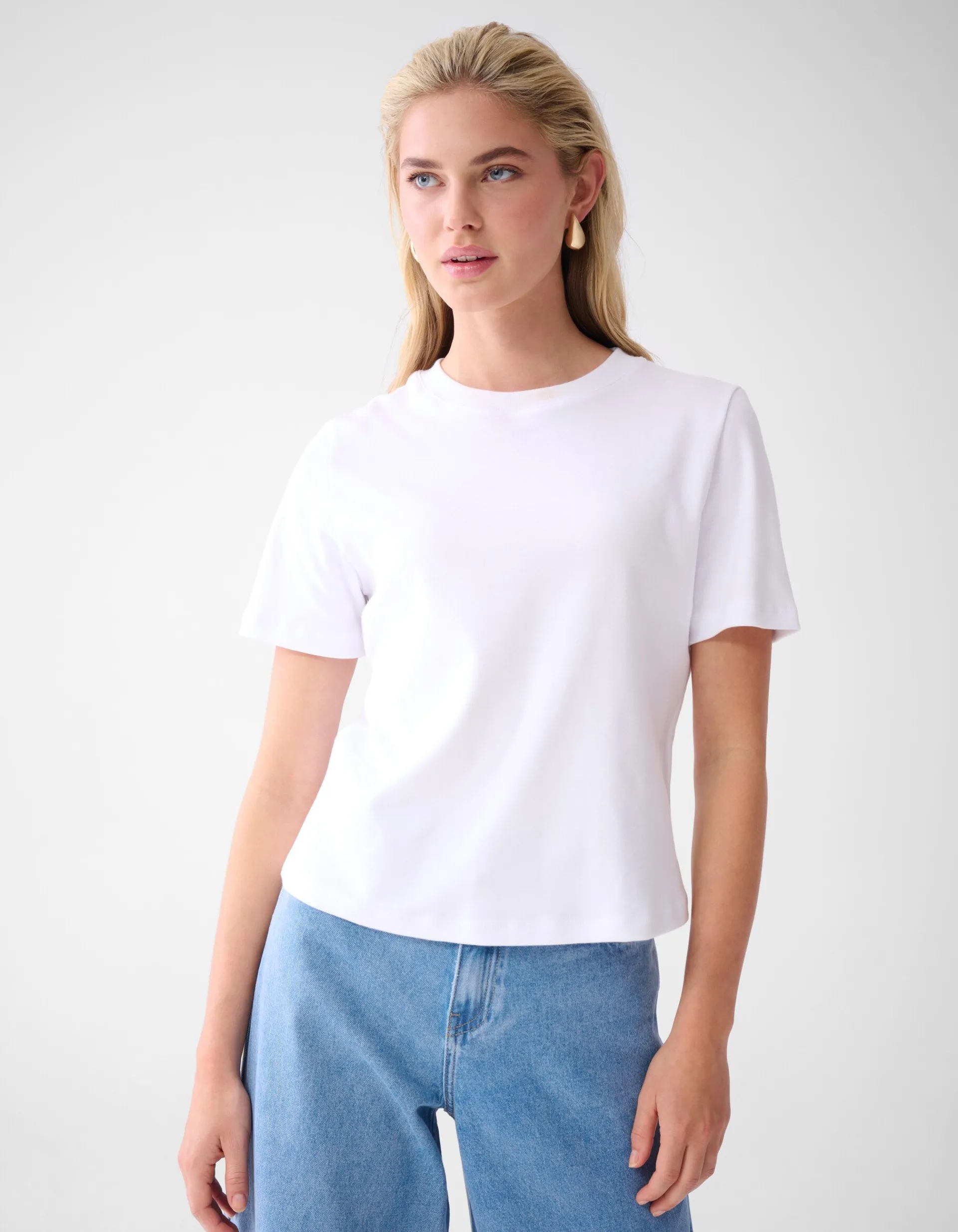Shoeby Basis T-shirt Wit By Lonneke<DAMES T-Shirts