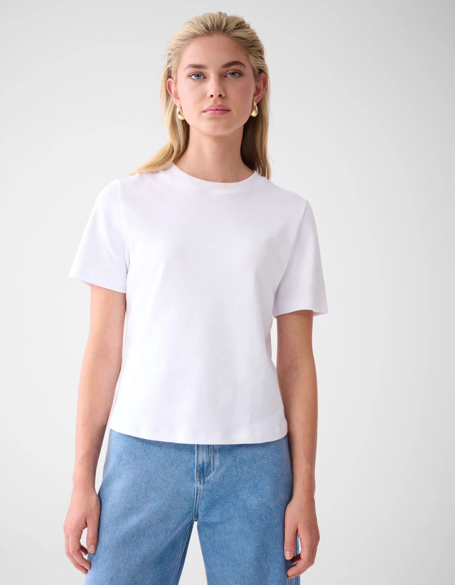 Shoeby Basis T-shirt Wit By Lonneke<DAMES T-Shirts