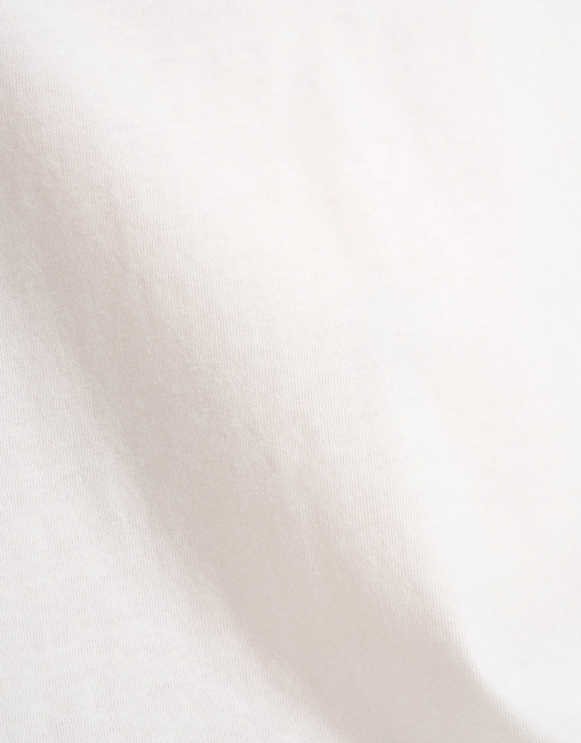 Shoeby Basis Turn Up Sleeve T-shirt Gebroken Wit<DAMES T-Shirts