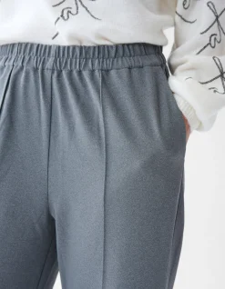 Shoeby Basis Wide Leg Broek Grijs<DAMES Broeken