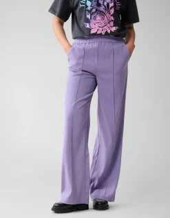 Shoeby Basis Wide Leg Broek Paars<DAMES Broeken