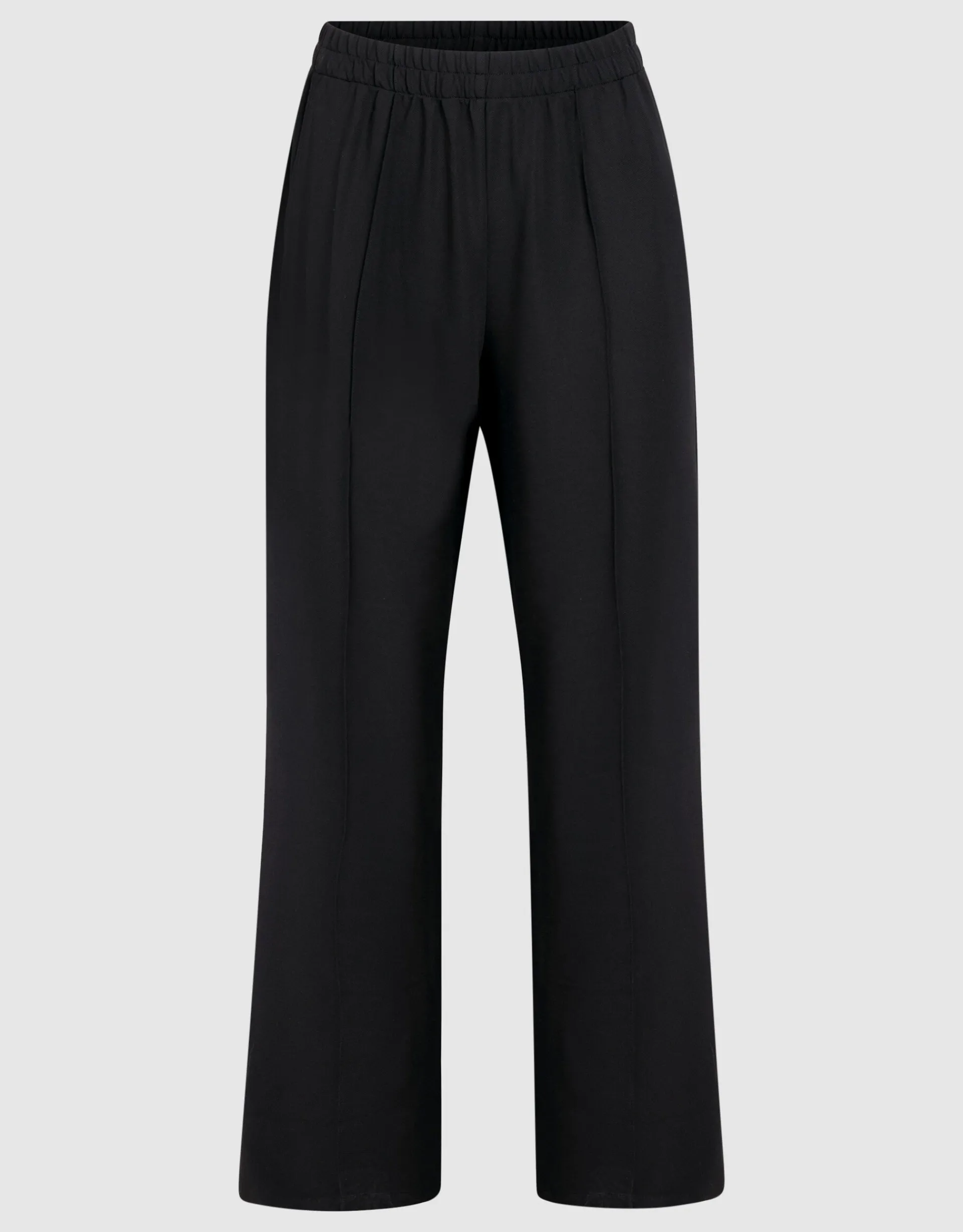 Shoeby Basis Wide Leg Broek Zwart<DAMES Broeken