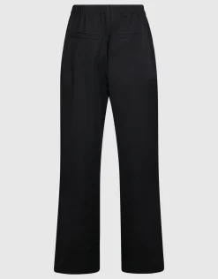Shoeby Basis Wide Leg Broek Zwart<DAMES Broeken