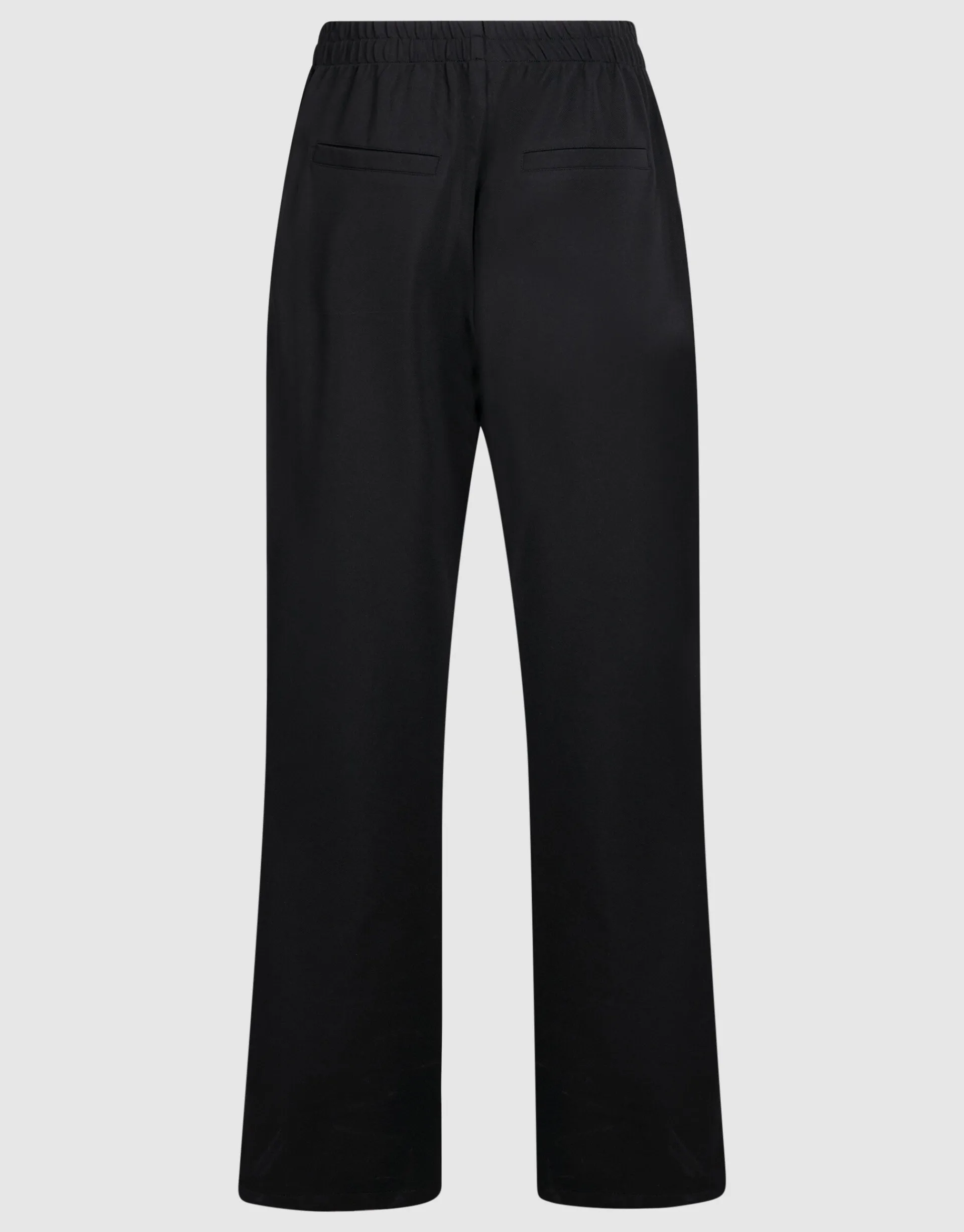 Shoeby Basis Wide Leg Broek Zwart<DAMES Broeken