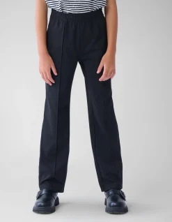 Shoeby Basis Wide Leg Broek Zwart< Broeken