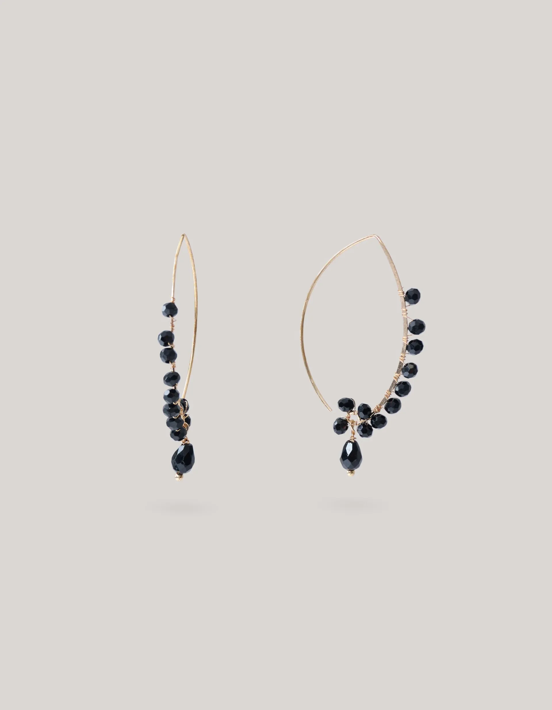 Shoeby Beaded Drop Oorbellen Zwart<DAMES Sieraden