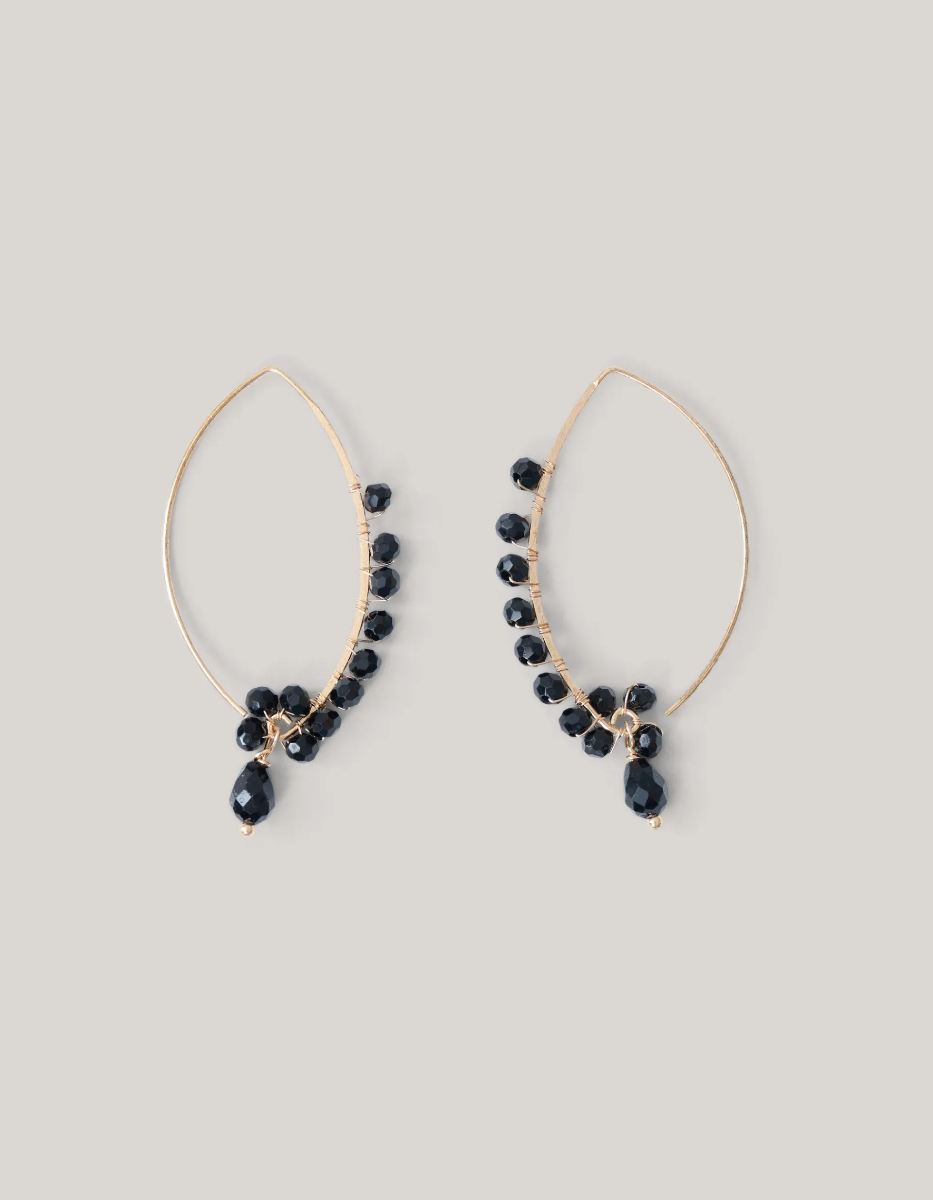 Shoeby Beaded Drop Oorbellen Zwart<DAMES Sieraden