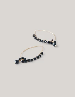 Shoeby Beaded Drop Oorbellen Zwart<DAMES Sieraden