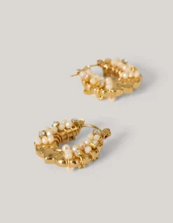 Shoeby Beaded Oorbellen Goud<DAMES Sieraden
