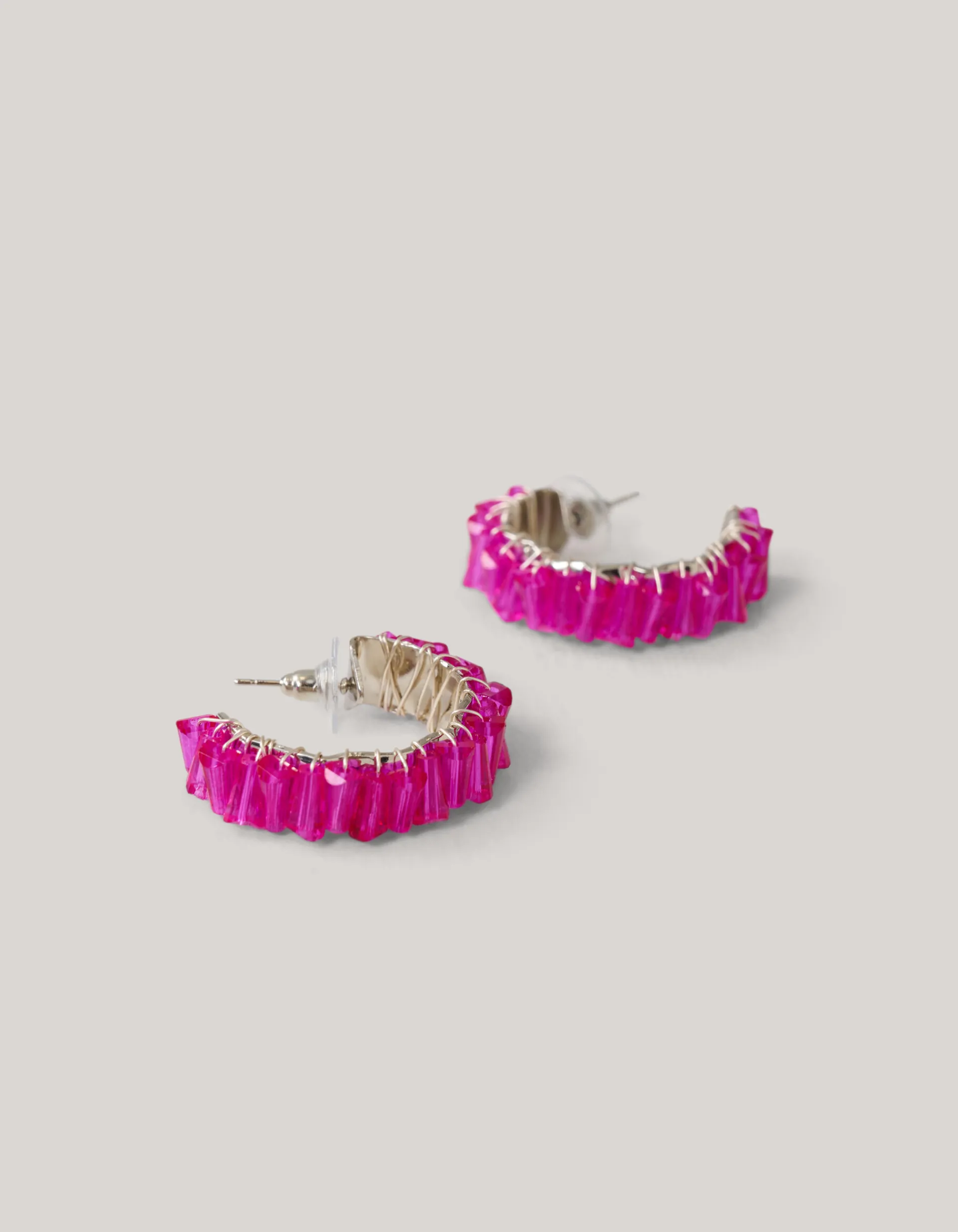 Shoeby Beaded Oorbellen Paars<DAMES Sieraden