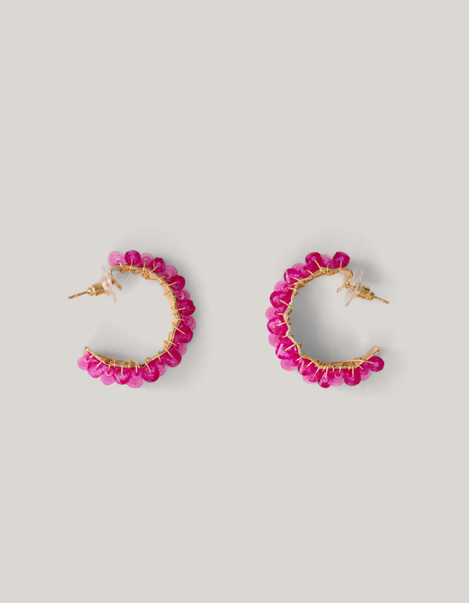 Shoeby Beaded Oorbellen Roze<DAMES Sieraden