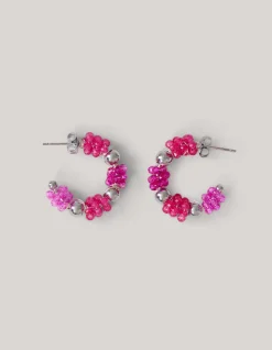 Shoeby Beaded Oorbellen Roze<DAMES Sieraden