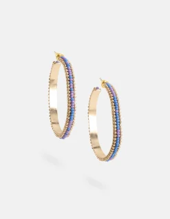Shoeby Beaded Oval Oorbellen Goud<DAMES Sieraden