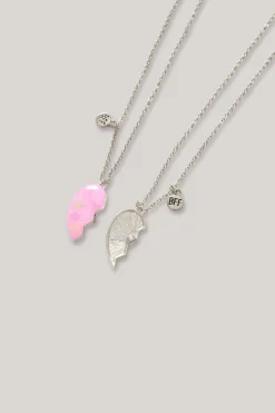 Shoeby Bff Heart Star Ketting Roze< Sieraden