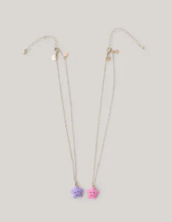Shoeby Bff Star Kettingen Roze/Paars< Sieraden