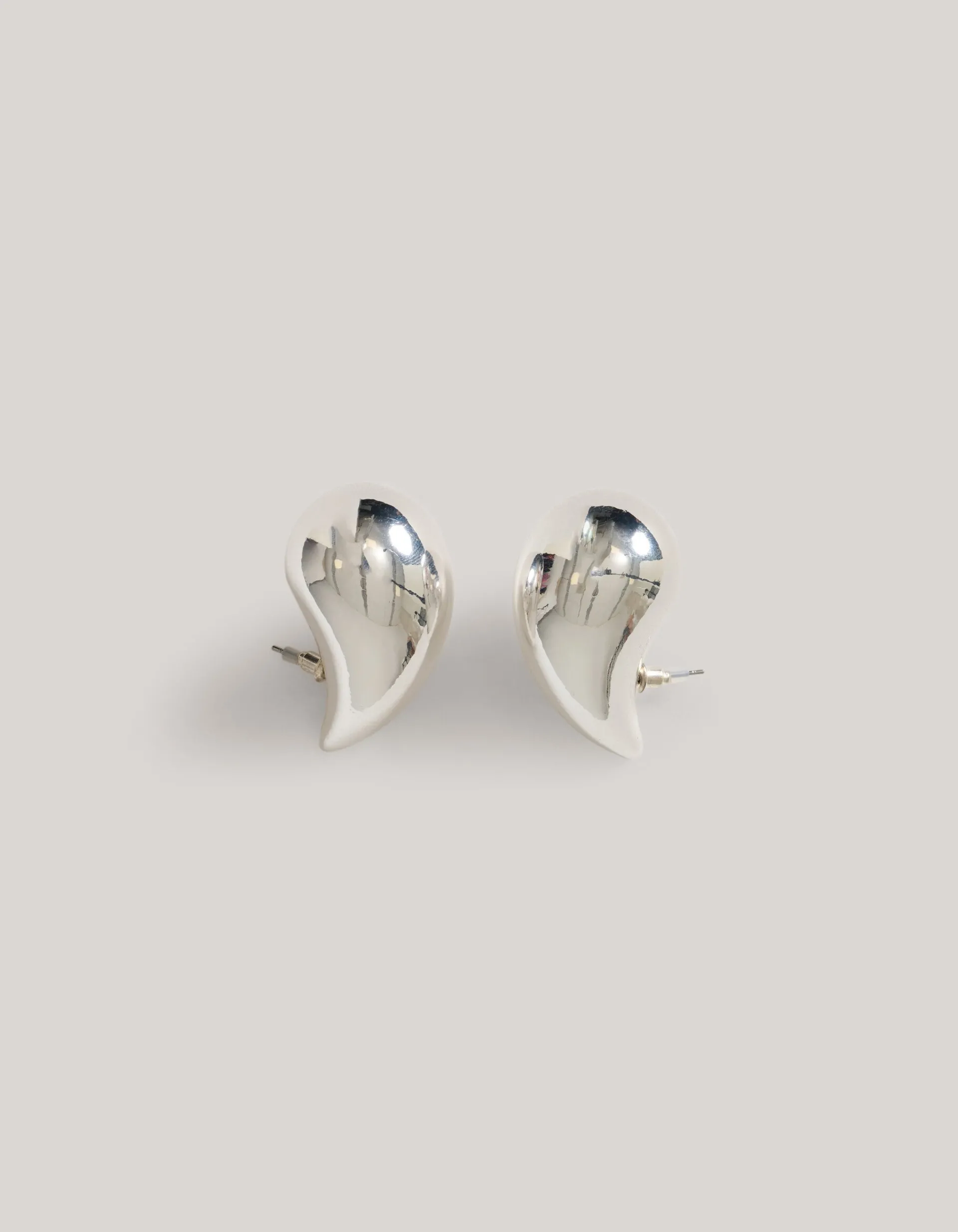 Shoeby Big Drop Shape Oorbellen Zilver<DAMES Sieraden