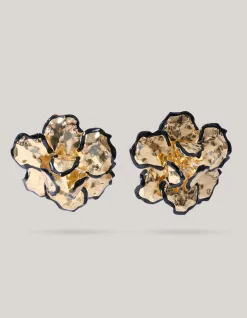 Shoeby Big Flower Oorbellen Goud<DAMES Sieraden