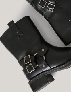 Shoeby Biker Laarzen Zwart<DAMES Laarzen