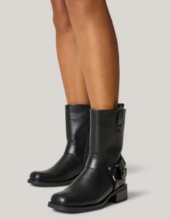 Shoeby Biker Laarzen Zwart<DAMES Laarzen