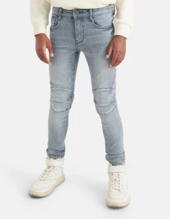 Shoeby Biker Skinny Jeans Blauw/Grijs< Jeans