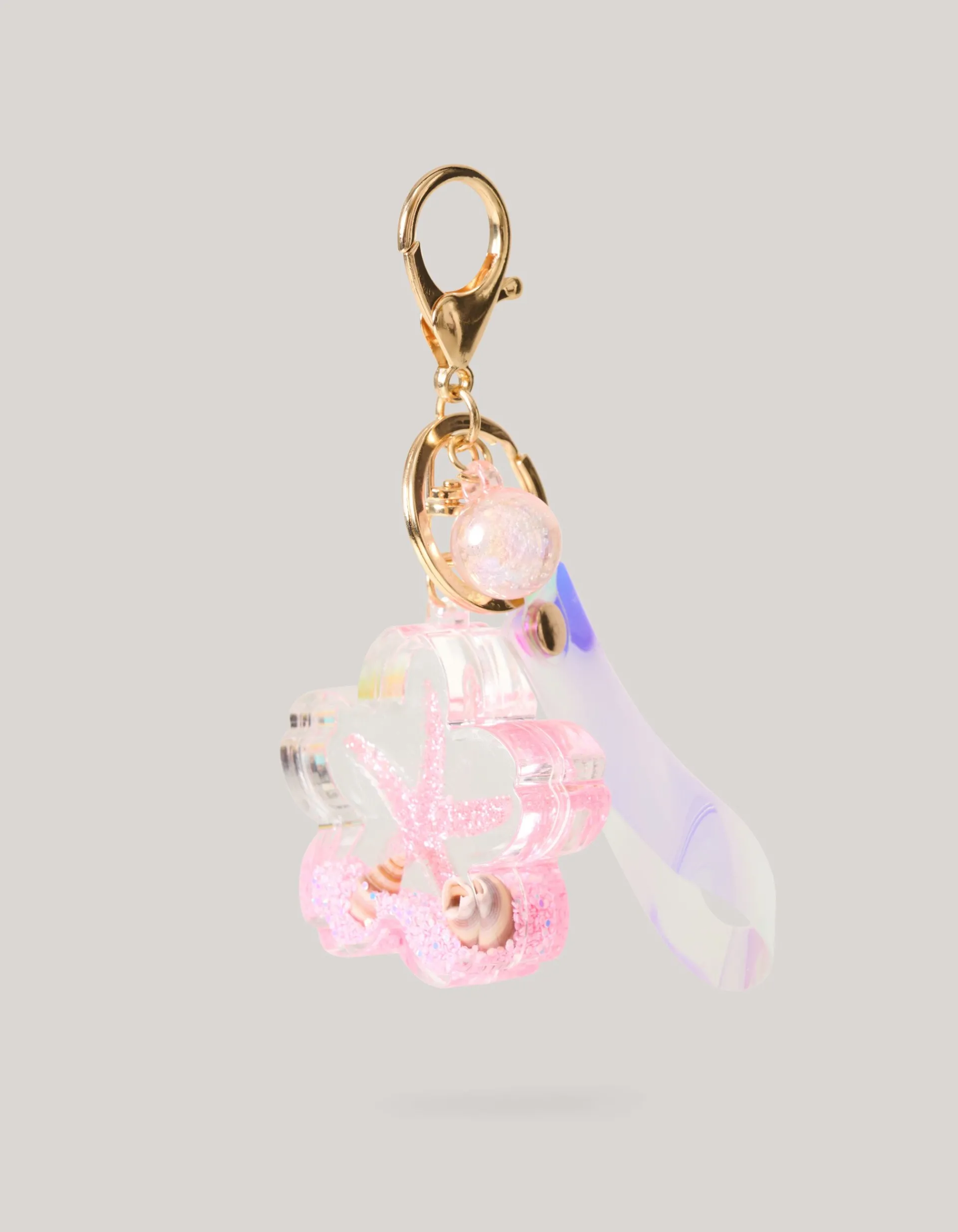 Shoeby Bloemen Sleutelhanger Roze< Overige Accessoires