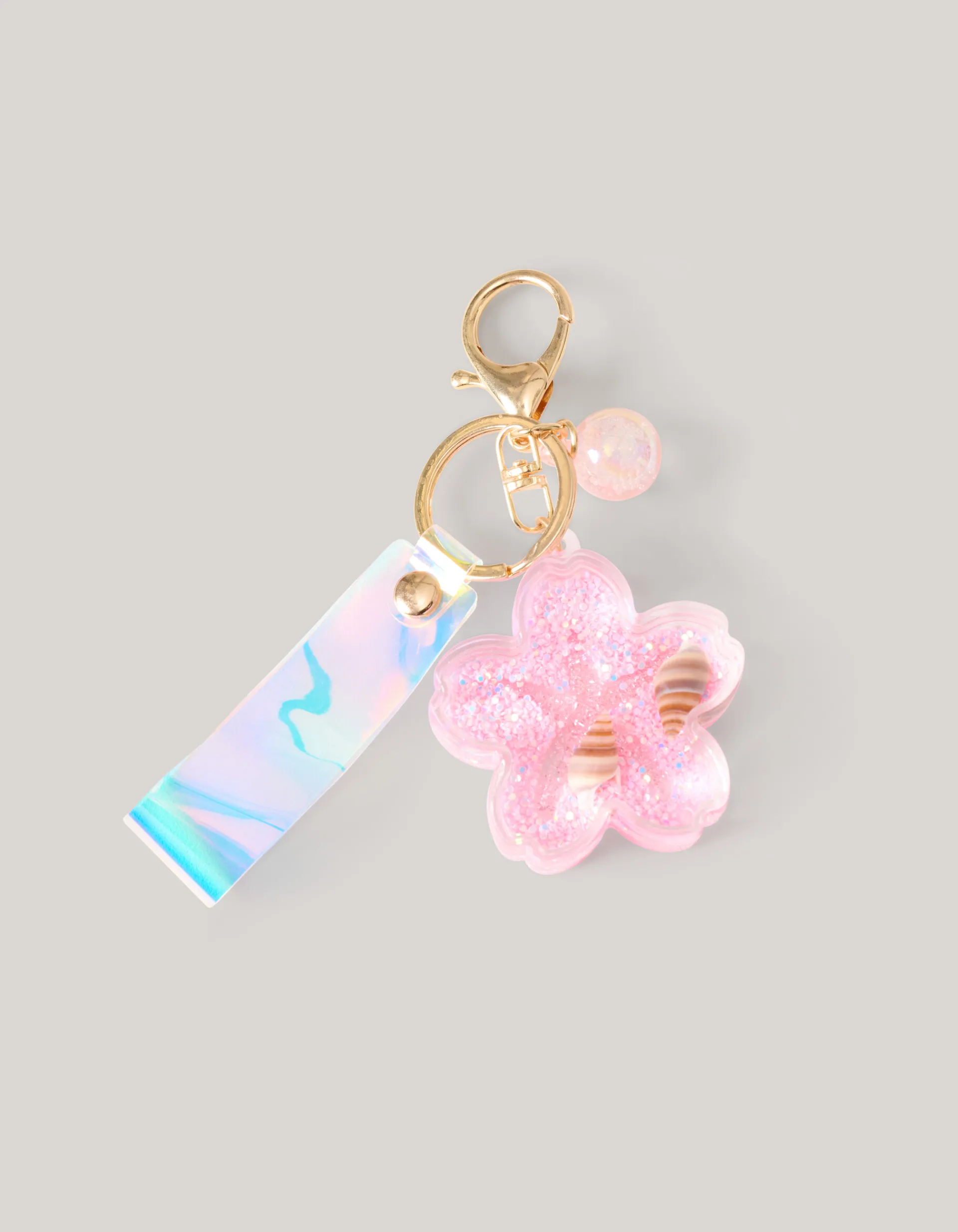 Shoeby Bloemen Sleutelhanger Roze< Overige Accessoires