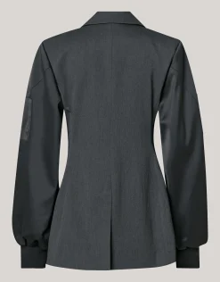 Shoeby Bomber Sleeve Blazer Zwart<DAMES Blazers