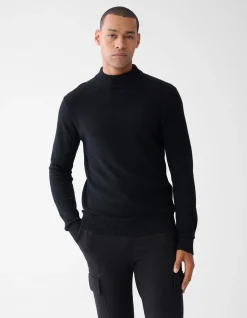 Shoeby Bouclé Trui Zwart<Heren Truien En Sweaters
