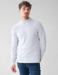 Shoeby Boucle Trui Grijs<Heren Truien En Sweaters
