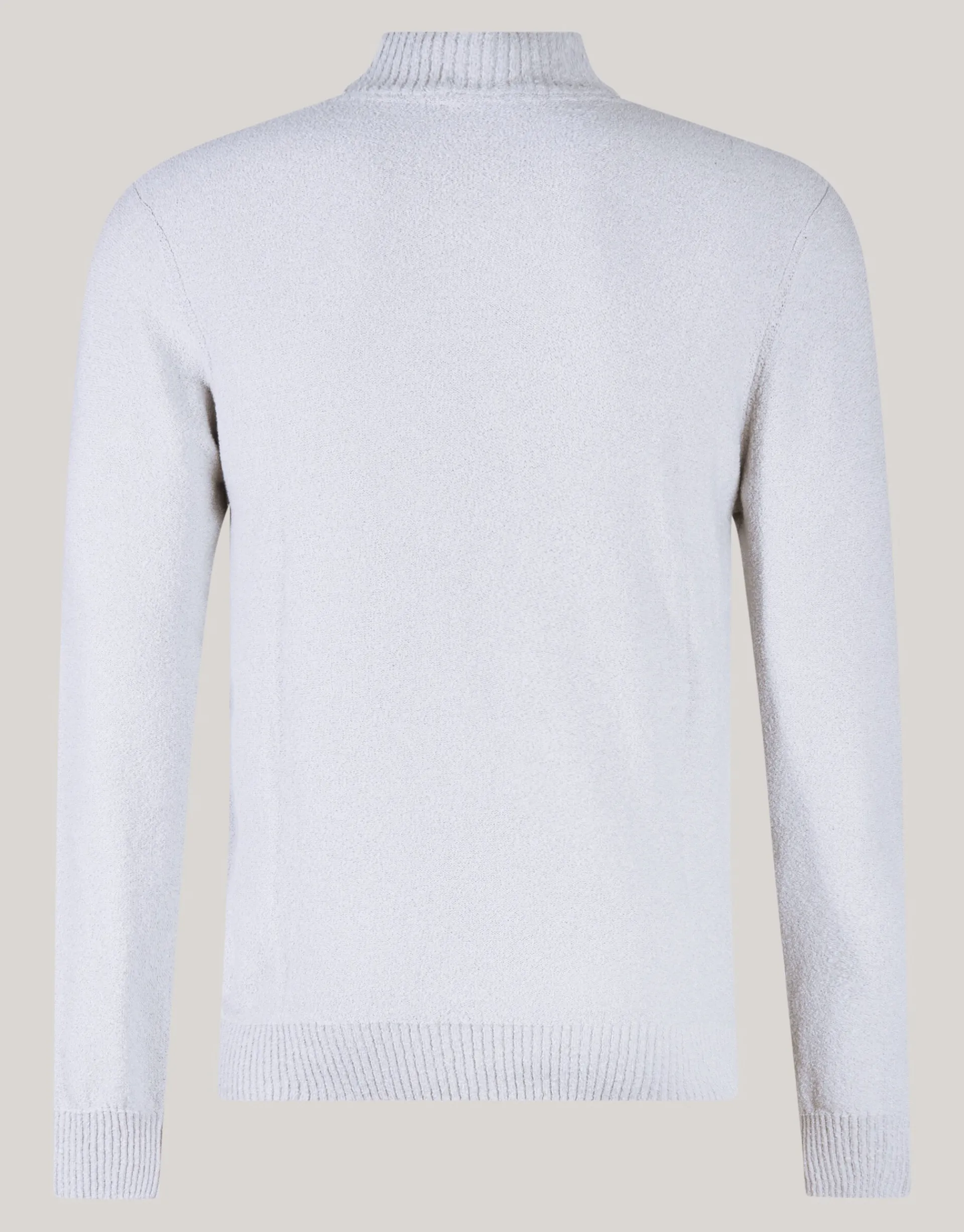 Shoeby Boucle Trui Grijs<Heren Truien En Sweaters