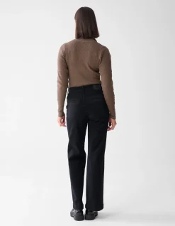 Shoeby Button Coltrui Donkerbruin<DAMES Truien En Sweaters