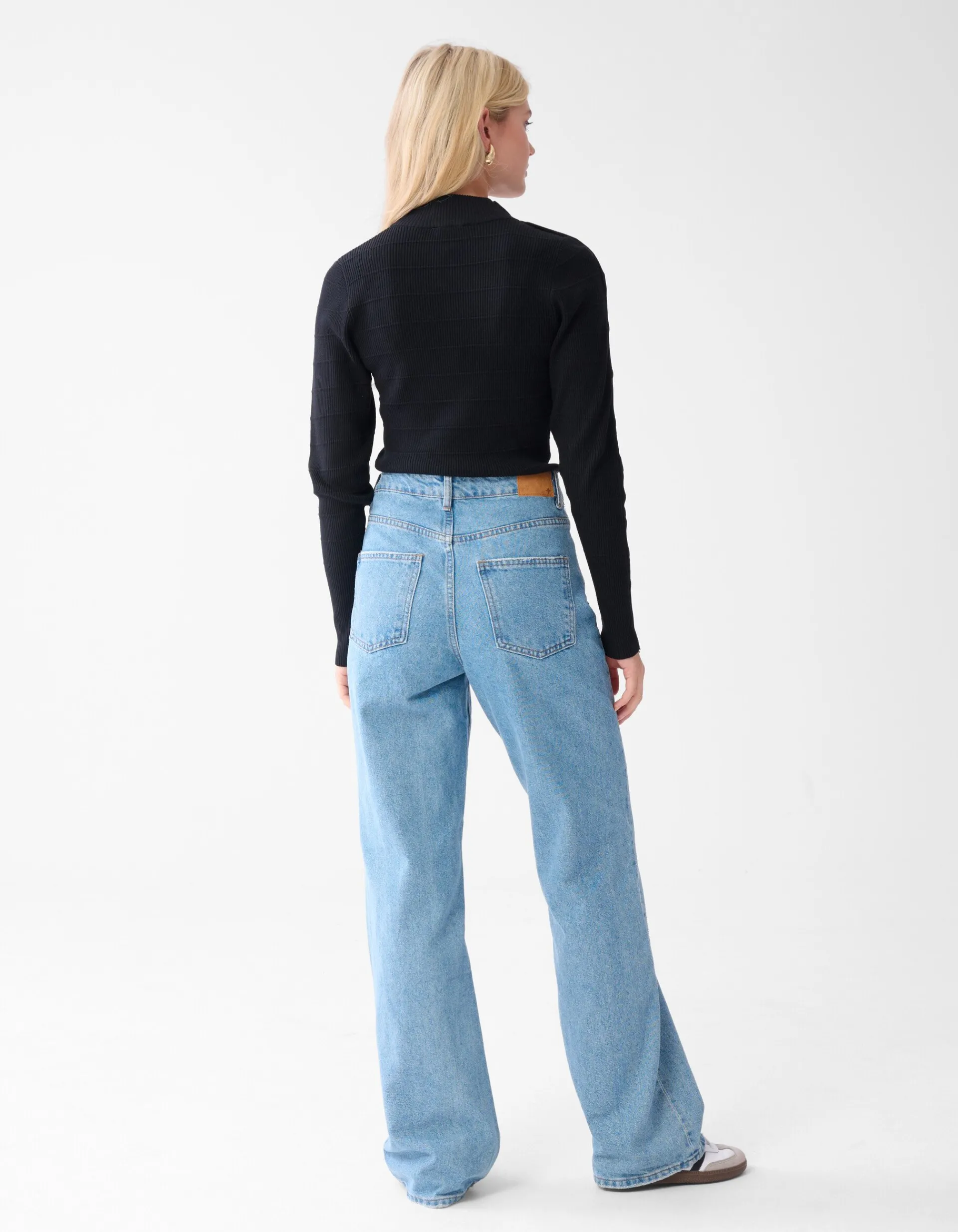 Shoeby Button Coltrui Zwart<DAMES Truien En Sweaters