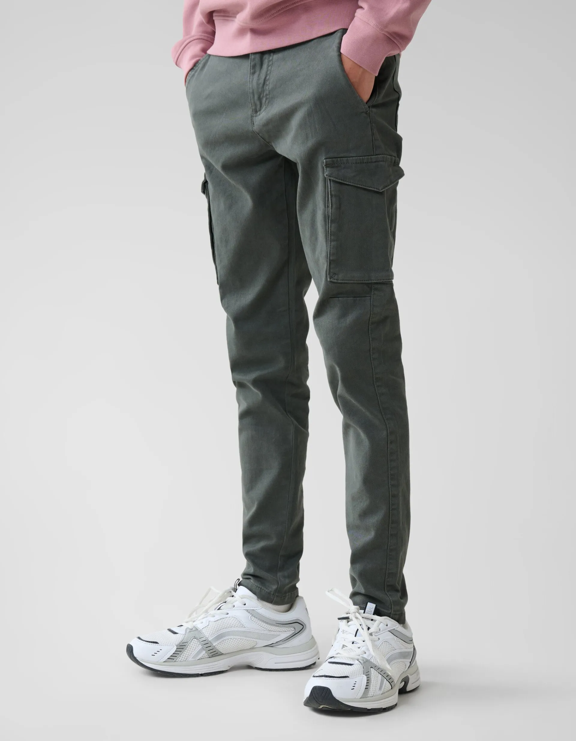 Shoeby Cargo Broek Grijs< Broeken