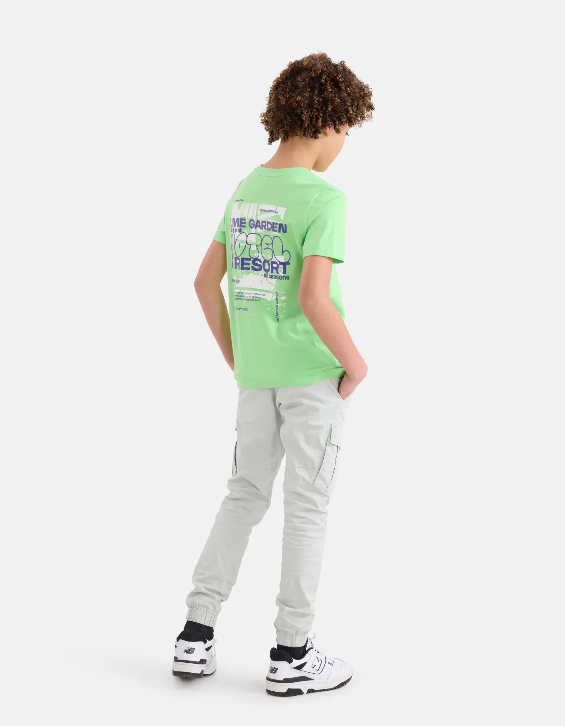 Shoeby Cargo Broek Lichtgrijs< Broeken
