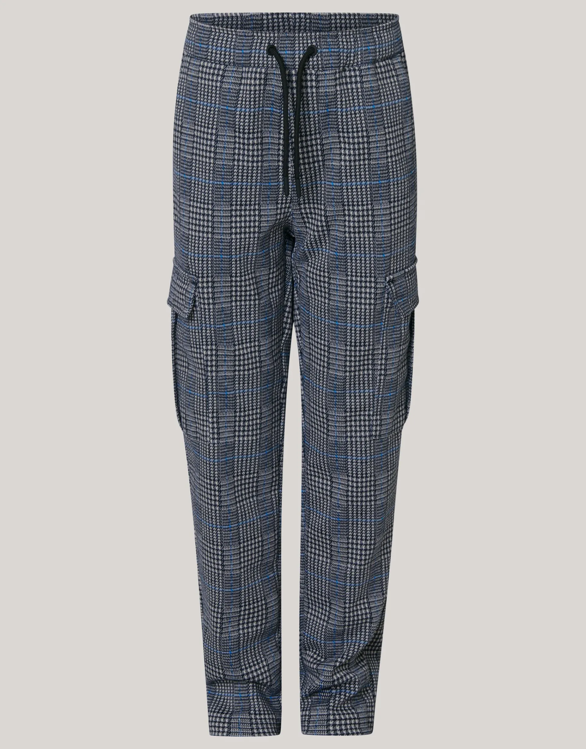 Shoeby Cargo Broek Ruiten Donkerblauw< Broeken