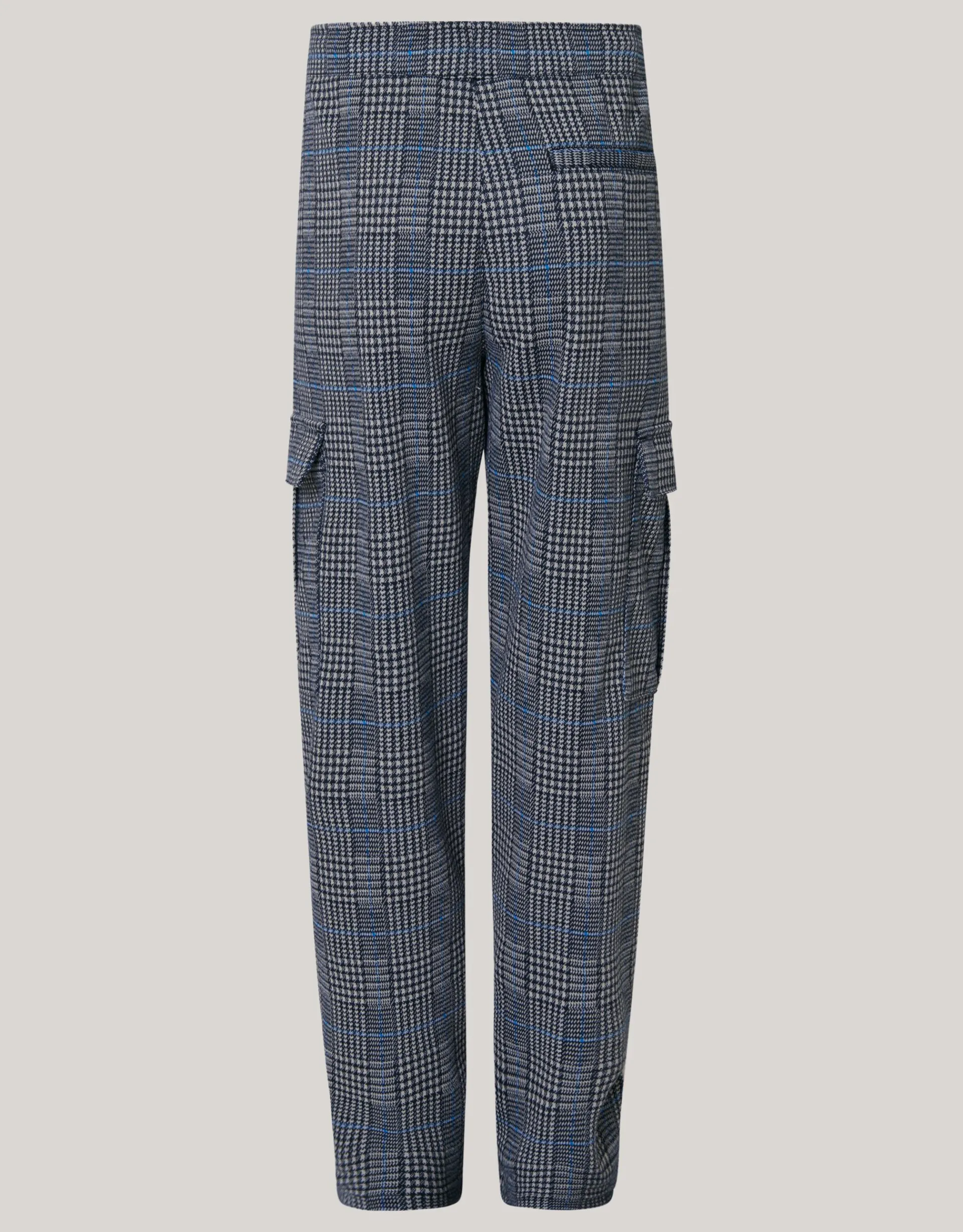 Shoeby Cargo Broek Ruiten Donkerblauw< Broeken