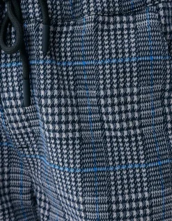 Shoeby Cargo Broek Ruiten Donkerblauw< Broeken